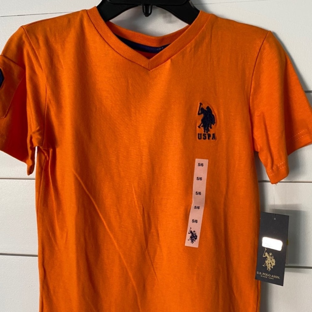 U.S. Polo Assn. Boy's T-shirt Boys 5-6 or 7